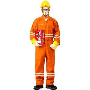 FIRE RETARDANT COVERALL - ORANGE