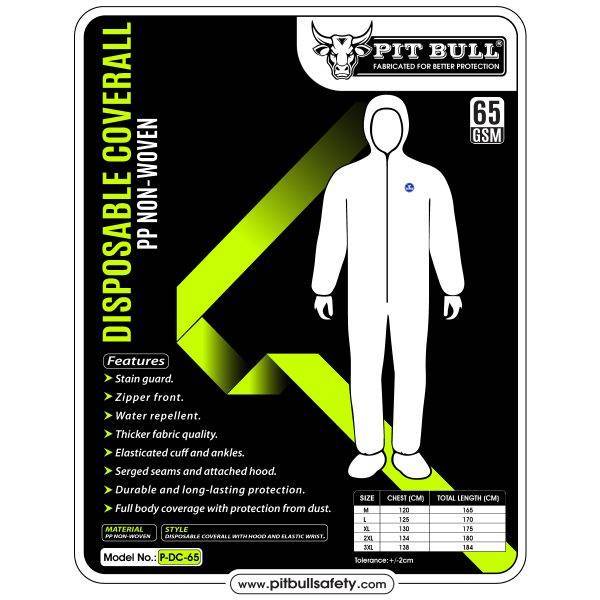 65 GSM Medical/Isolation Disposable Coverall