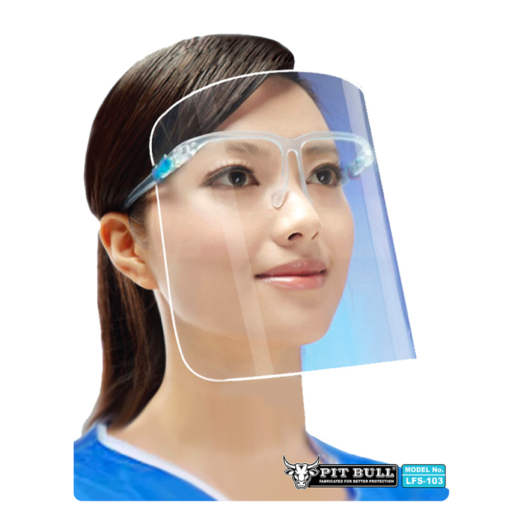 Face Shield for Ladies Blue Pitbull Safety Products