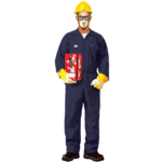 PROBAN FIRE RESISTANT COVERALL – NAVY BLUE 1