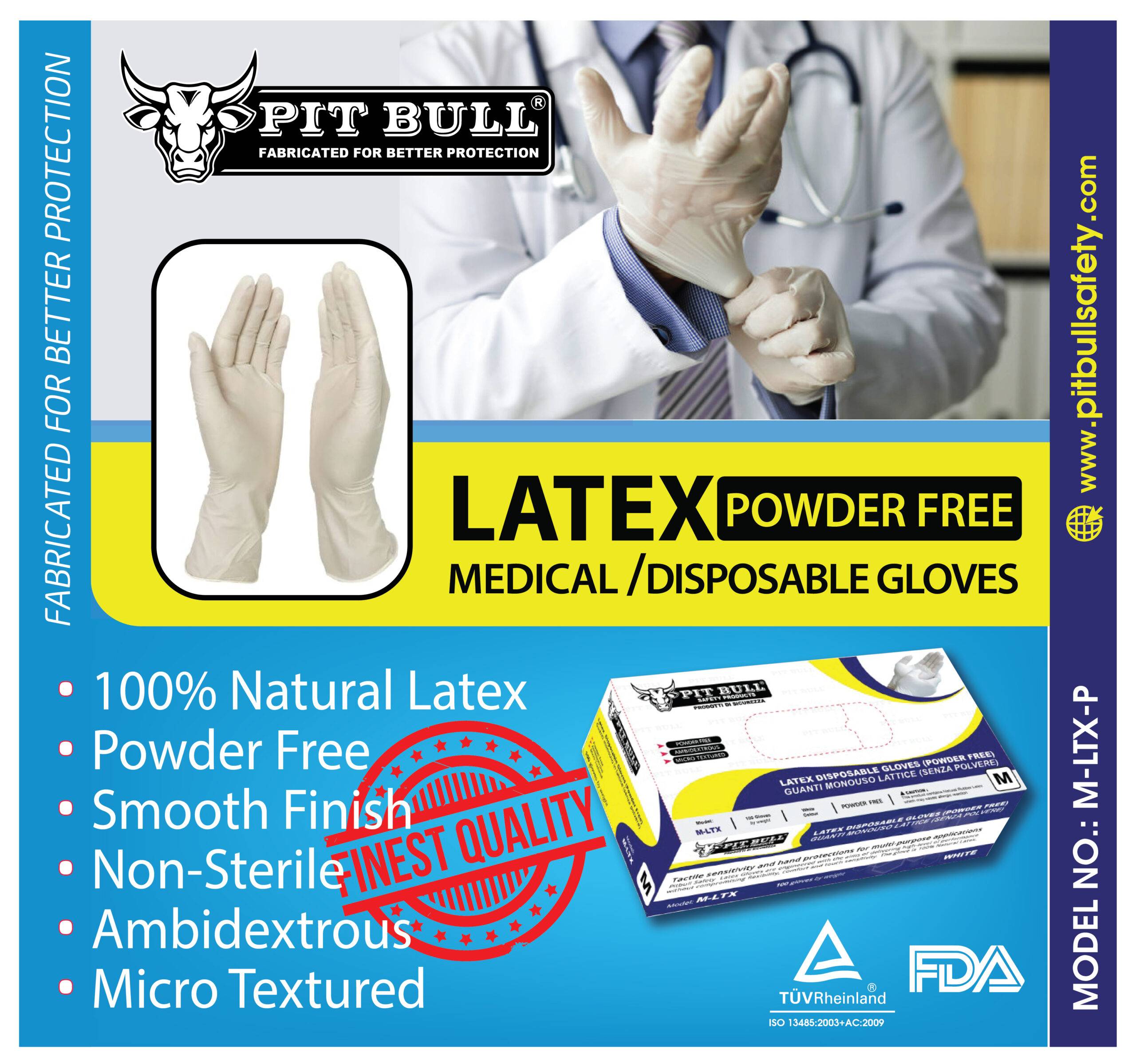 LATEX DISPOSABLE GLOVES