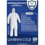MICROPOROUS TYPE 5/6 CAT III DISPOSABLE COVERALL