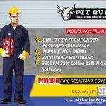 PROBAN FIRE RESISTANT COVERALL – NAVY BLUE 2