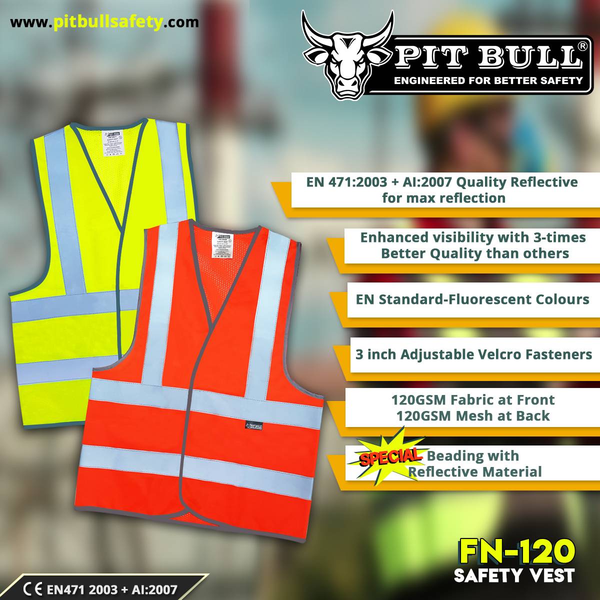 Pitbull Vest - Green 2 Pitbull Vest - Green