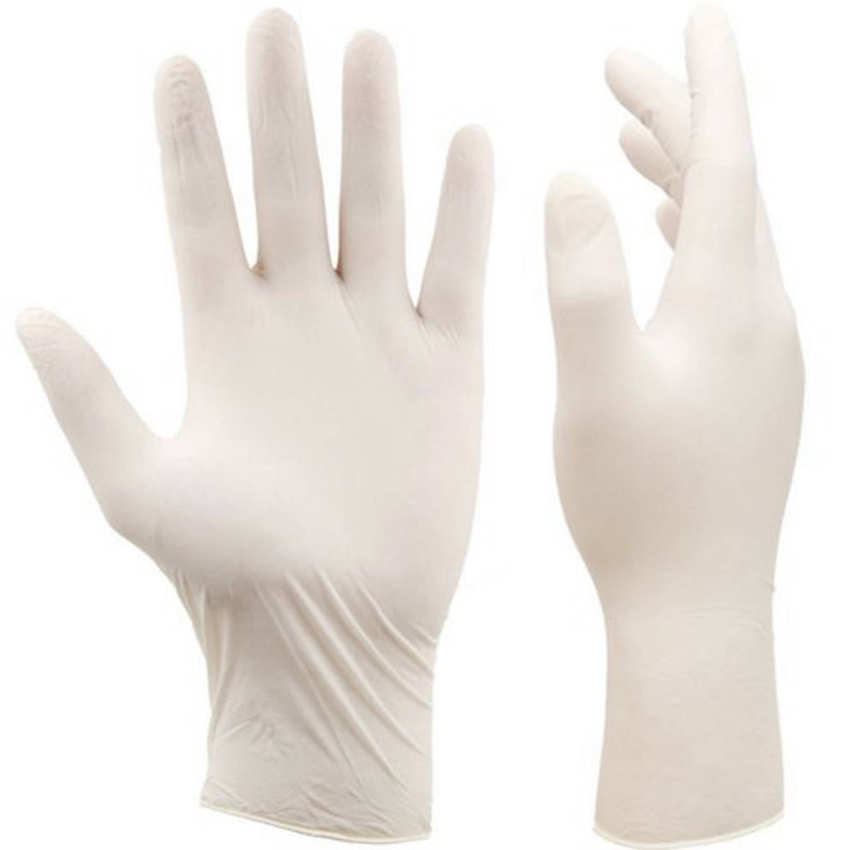 NITRILE GLOVES (WHITE) 1 NITRILE GLOVES (WHITE)