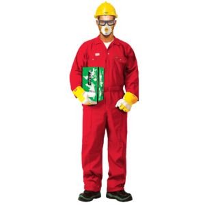 100% Cotton Coverall without Reflective - Red
