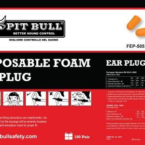 PITBILL EAR PLUG FEP 505 WITH CORD