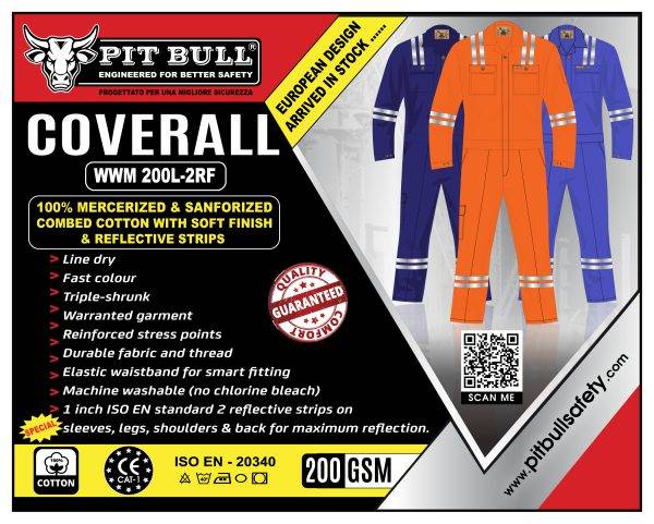 PITBULL-200GSM-COVERALL