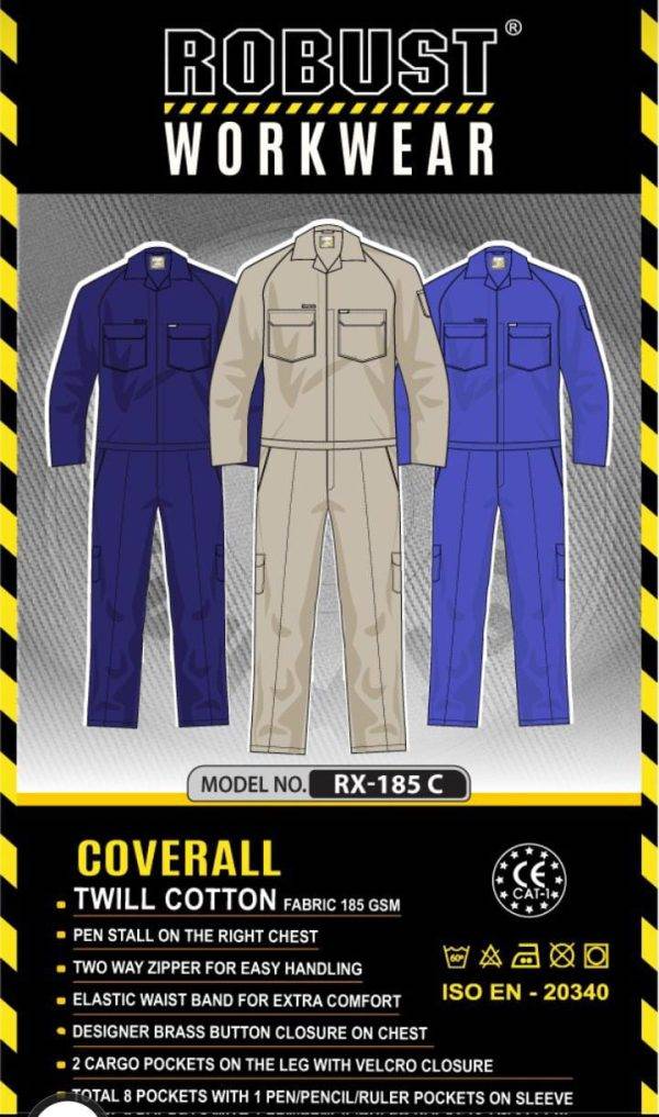 ROBUST TWILL COVERALL